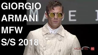 GIORGIO ARMANI  SPRING SUMMER 2018  FASHION SHOW HD [upl. by Marnie]