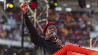 Afrique du Sud  Malema appelle les présidents des BRICS à soutenir Poutine [upl. by Rozele]