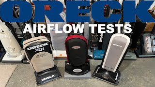 Oreck Airflow Box Tests  VacCentral [upl. by Jaworski]