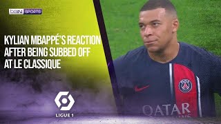 This was Mbappés reaction when he was substituted  LIGUE 1 HIGHLIGHTS  beIN SPORTS USA [upl. by Lynch215]