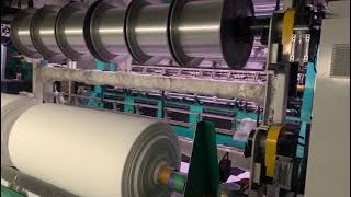 2 21 high speed RD fabric mesh warp knitting machine [upl. by Benioff]