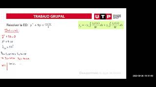 Ecuaciones diferenciales no homogéneas  Método de variación de parámetros [upl. by Annabelle]