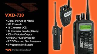 Vertex Standard VXD Series Digital Two Way Radios [upl. by Ulah922]