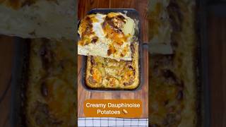 Tastiest Dauphinoise Potatoes🥔creamy potatorecipe gourmet cooking delicious comfortfood [upl. by Ecar]