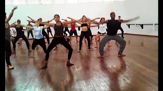 Warmup Moderncontemporary Class ENA Cuba [upl. by Oehsen]