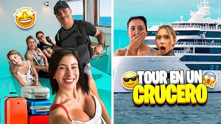 TOUR DEL CRUCERO SÚPER GRANDE😱🛳️ Primer video del crucero  Hermanas JM [upl. by Ais]