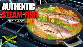 Jamaican Steam Fish  Home Style Cooking [upl. by Culberson]