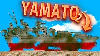 WE TOOK OUT AND RESTORED THE YAMATO 2 FROM THE OCEAN FLOOR  Floating Sandbox 🌊 [upl. by Ellennad694]