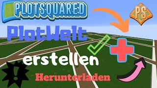 Minecraft PLOTSQUARED Tutorial  plotsquared tutorial german [upl. by Nina]