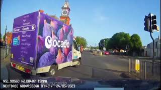 Ocado driver would drive off a cliff if sat nav told him to Crash [upl. by Delmar411]