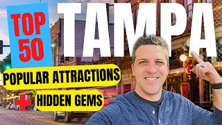 Things To Do In Tampa Florida TOP 50  Living in Tampa Florida [upl. by Eikcid238]