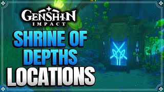 All Fontaine Hydro Shrine Of Depths Locations Part 1  How to get Keys 【Genshin Impact】 [upl. by Rolland728]