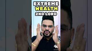 Predicting Money with Astrology 2nd House Lord for Wealth [upl. by Eirelam]