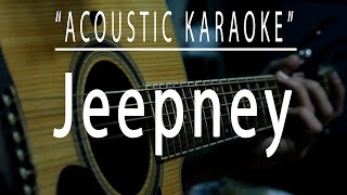 Jeepney  Acoustic karaoke Sponge Cola [upl. by Nimrak]