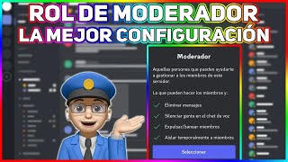 ROL DE MODERADOR 👮 LA MEJOR CONFIGURACIÓN 2023 [upl. by Jehias]