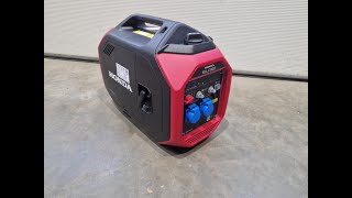 HONDA Stromerzeuger EU32i Benzin Inverter 3200 Watt TEST Dineiger Strom Stromausfall Stromaggregat [upl. by Latterll777]