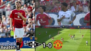 Rosenborg vs Man United  first preseason friendly Match review [upl. by Haianeb]