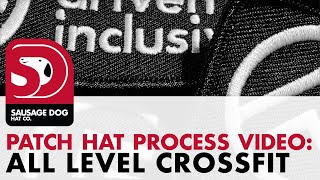 All Level CrossFit  Custom Patch Hat Process Video shorts [upl. by Eisyak]