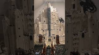 Huge LEGO Minas Tirith with 100000 Pieces Built by Lord of the Bricks  Design by Stefano Mapelli [upl. by Naesyar]