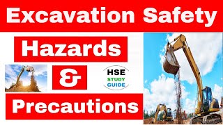 Excavation Safety in hindi  Excavation hazards amp precautions in hindi  HSE STUDY GUIDE [upl. by Demah547]