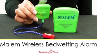 Bedwetting Store  Malem Wireless Bedwetting Alarm System [upl. by Leelah]