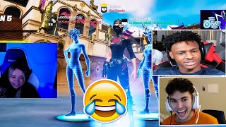 Adin Ross amp BRONNY Play Fortnite With Corinna Kopf  Adins Friends Press Corinna [upl. by Borszcz]