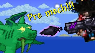 Terraria Duke fishron Pre mech MASTER mode 1449 [upl. by Kayne686]