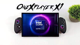 ONEXPLAYER X1 First Look Hands On With The First Intel Core Ultra Handheld [upl. by Pax537]