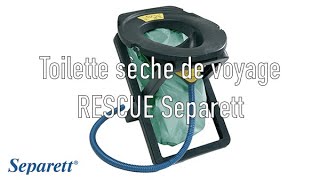 Toilette sèche de voyage RESCUE Separett par Maisonecolo [upl. by Laud]