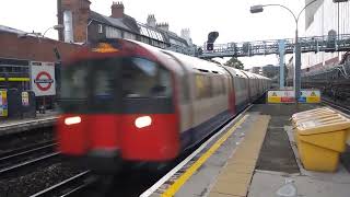 1973 Stock 617 amp 872 arriving at Barons Court [upl. by Judenberg]