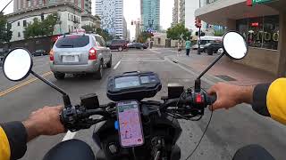 DOORDASH SCOOTER Yamaha Zuma 125cc DELIVERIES DOWNTOWN SAN DIEGO WORK 7 HOURS 23 an hour [upl. by Marcus]