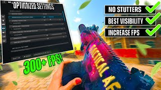 BEST Warzone PC Graphics Settings For Season 4🔧Increase FPS amp Improve Visibility [upl. by Anirec]