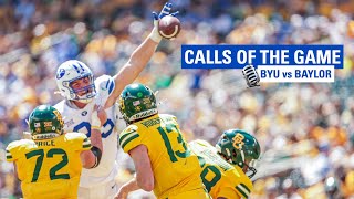 CALLS OF THE GAME  BYU vs Baylor  BYU FOOTBALL [upl. by Nailuj]