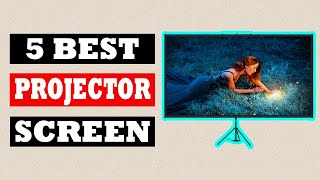 Top 5 Best Projector Screen in 2024 [upl. by Onin775]