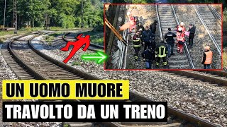 Incidente mortale sui binari La straziante fine sulla linea RomaAvezzano [upl. by Ahsauqal925]