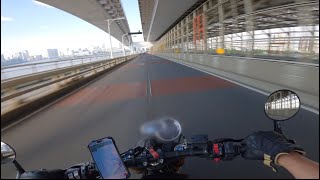 Tokyo Ride 4k  Odaiba  Ducati Scrambler 1100 Sport Pro [upl. by Earesed]