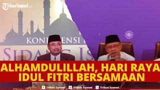 🔴Lebaran Idul Fitri Muhammadiyah amp Pemerintah Bersamaan 10 April Tinggi Hilal Diatas 4 Derajat [upl. by Netsrak]