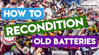 How To Recondition Old Batteries 🔋🔋 And How to profit from it 🔋 [upl. by Ynoffit]