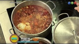 Guiso de lentejas receta  Morfi [upl. by Anyala]