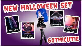 🎃🕸 ROYALE HIGH HALLOWEEN 2021 NEW GOTHIC CUTIE SET  Halloween Update  Skirt Update [upl. by Ahsenrad]