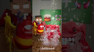 E E Ei amp Oi Oi Oi Red Larva VS SaltBae 😮  Meme School [upl. by Lefkowitz323]