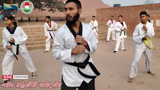 bangladesh moodukkwan taekwondo national team  morning training  taekwondo bd  tkd [upl. by Kipper731]