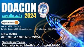 DOACON2024 Delhi Orthopaedic Association Annual Conference [upl. by Gorrono]