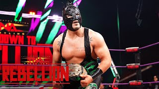 Laredo Kid WINS Digital Media Title  TNA Rebellion 2024 Highlights [upl. by Ahtibat]