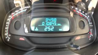 2015 Chevrolet Utility Sport 18 77kW105hp 0130kmh with GPS results [upl. by Latreese]