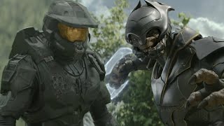 Master Chief VS Arbiter Var Gatanai Full Fight HD  Halo Season 2 Episode 8 [upl. by Merline]