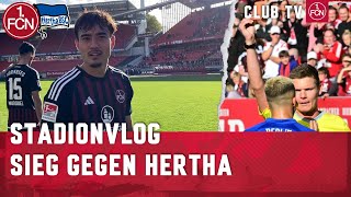 4 TORE  2 ROTE KARTEN😮‍💨⚽️  STADIONVLOG gegen Hertha  1 FC Nürnberg [upl. by Bob]