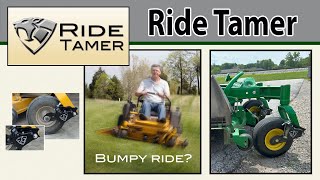 Ride Tamer for Zero Turn Mowers  No More Bumpy Rides  Available through SI Distributing [upl. by Gabi]