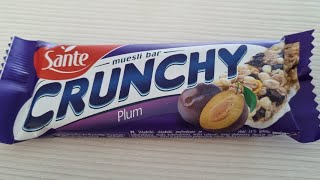 Sante Plum Crunchy Muesli Bar Unboxing 2024 [upl. by Herries]