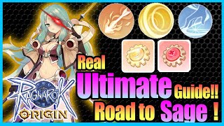 Real ULTIMATE SAGE Guide Equipment Skill with Tips Included Ragnarok Origin Global [upl. by Cartie]